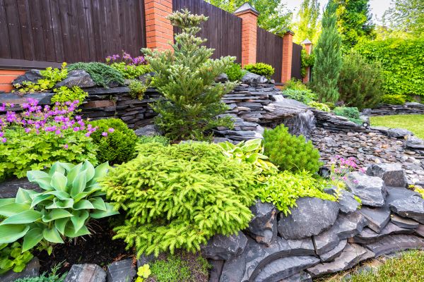 Stone Garden Installation in Los Gatos