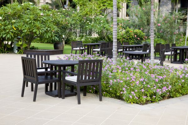 Courtyard Landscaping in Los Gatos