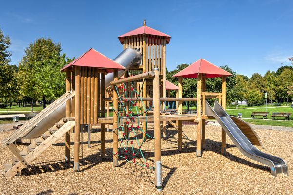 Playground Mulching Service in Los Gatos