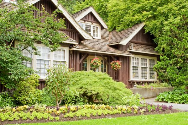 Log Home Landscaping in Los Gatos